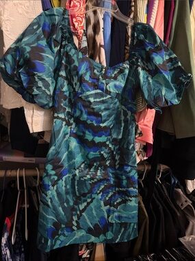 Prosperina puff sleeve dress xs NWT